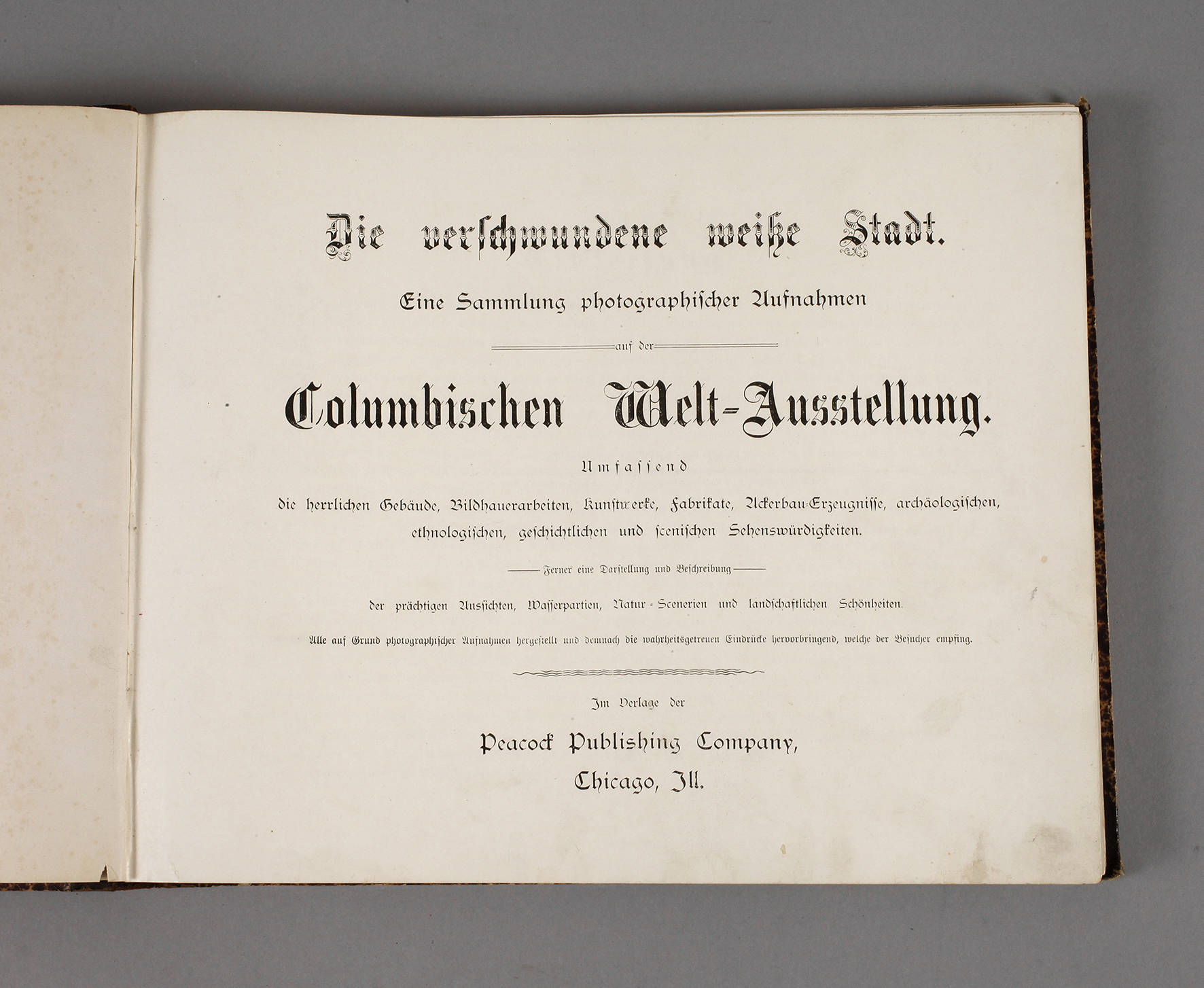 Die verschwundene weiße Stadt