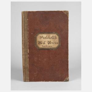 Protokoll Militärverein Haselbrunn