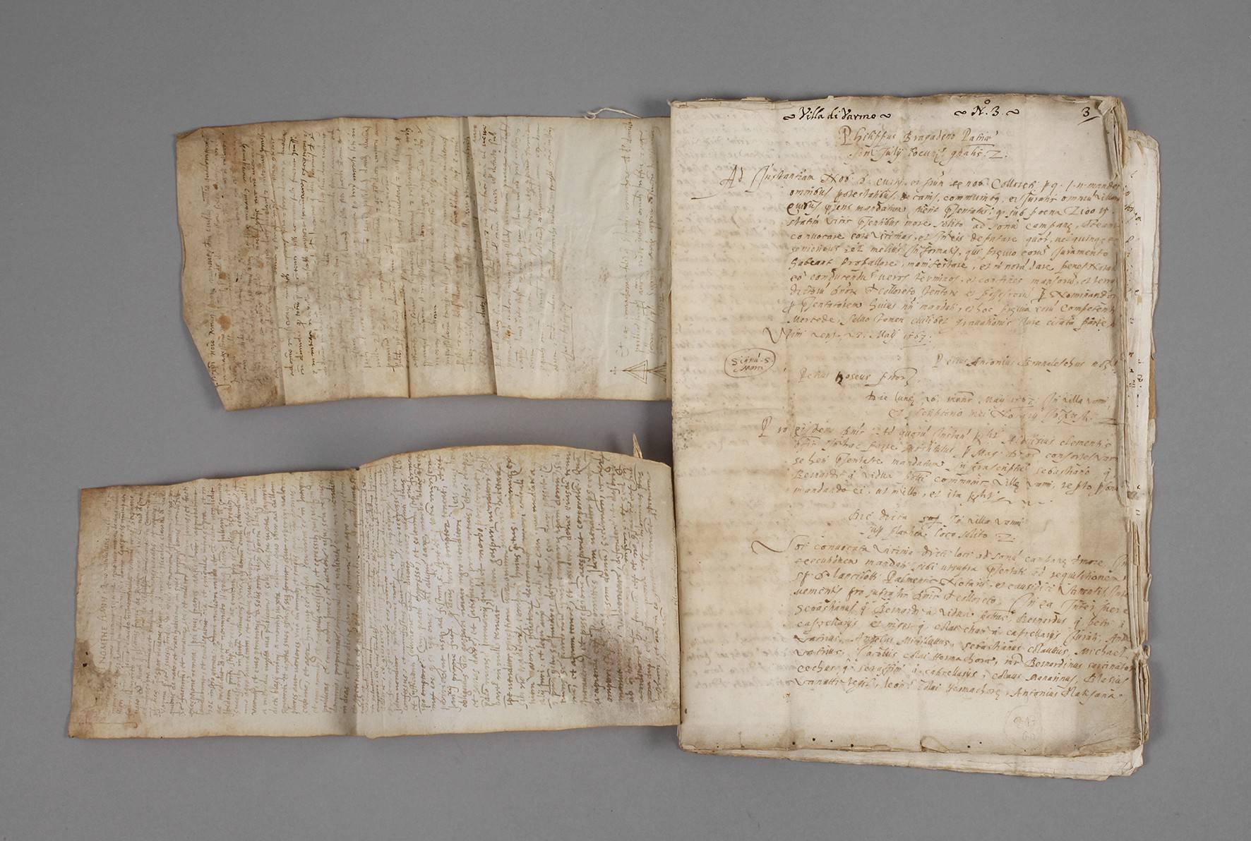 Konvolut Dokumente Frühe Neuzeit