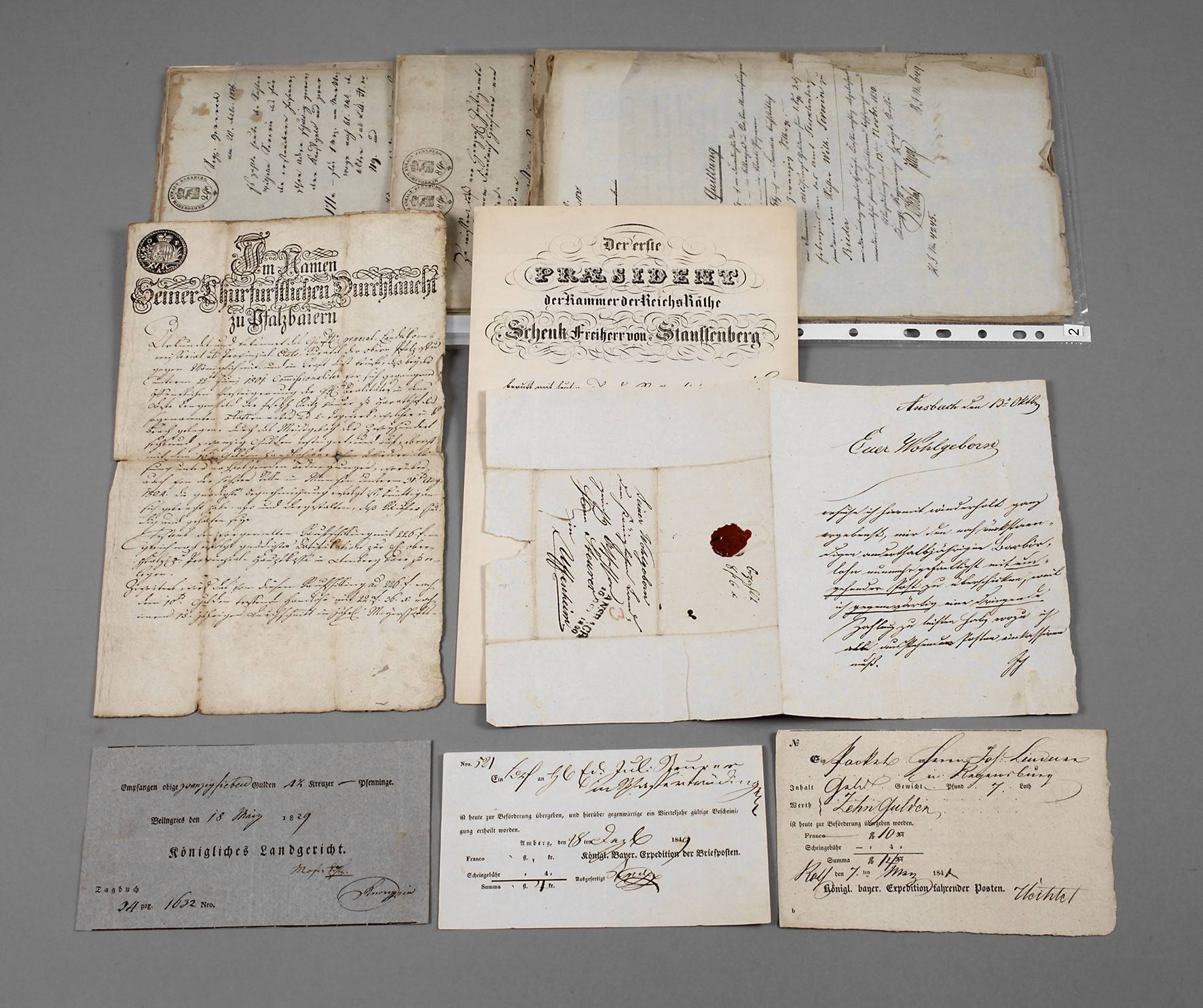 Konvolut historische Dokumente