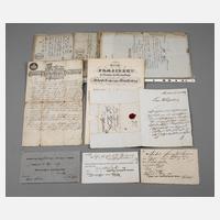 Konvolut historische Dokumente111