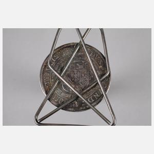 Geldschein-Klammer mit Taler 1646