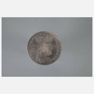 Zwei 18 Gröscher Sachsen/Polen