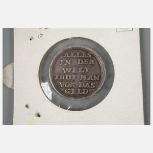 Silberausprägung Jagddukat Hessen-Darmstadt