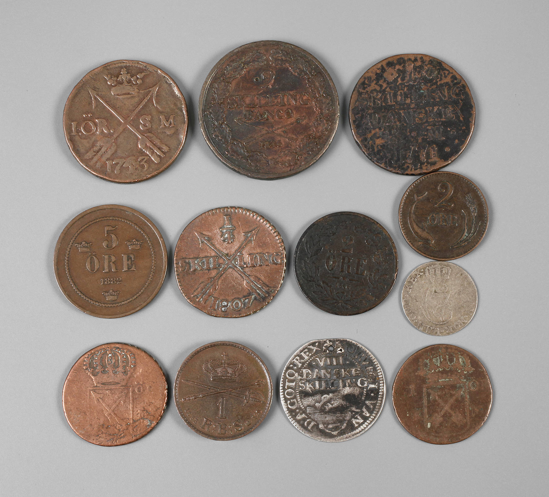 Konvolut Münzen Dänemark