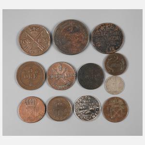 Konvolut Münzen Dänemark