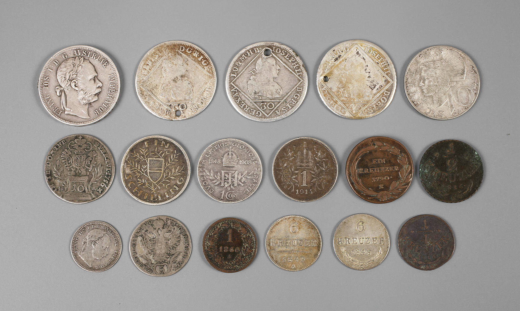 Konvolut Münzen Österreich