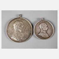 Paar Medaillen Österreich111