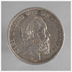 5 Mark 1875 Württemberg