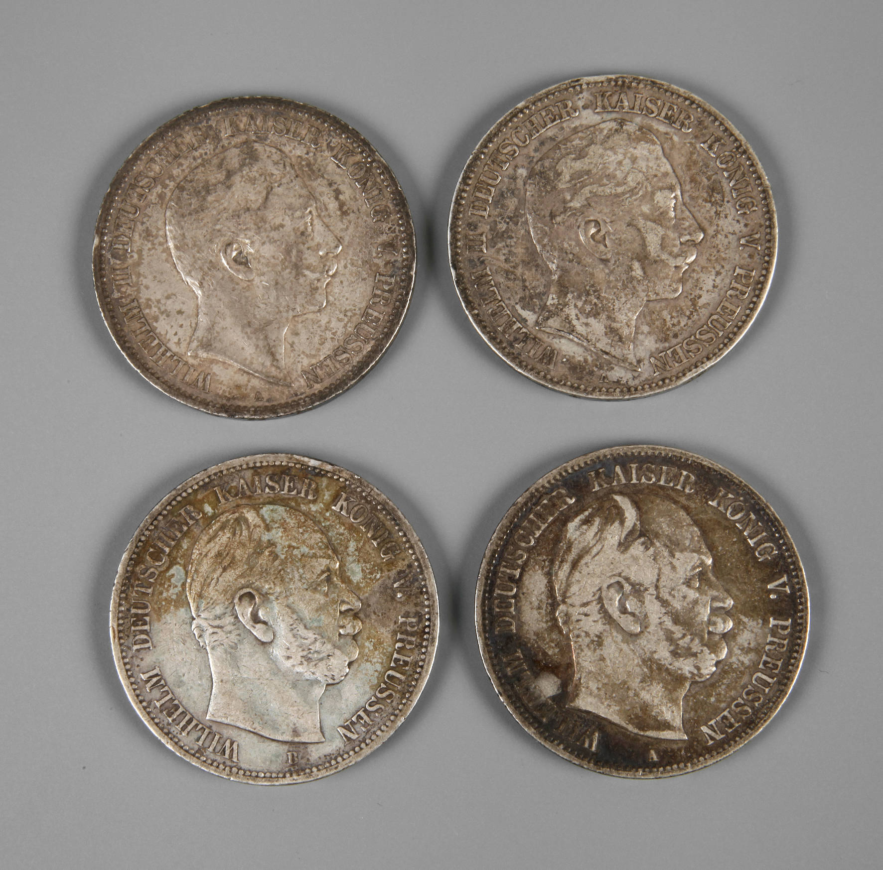 Konvolut 5 Mark Preußen