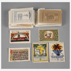 Konvolut Notgeldscheine