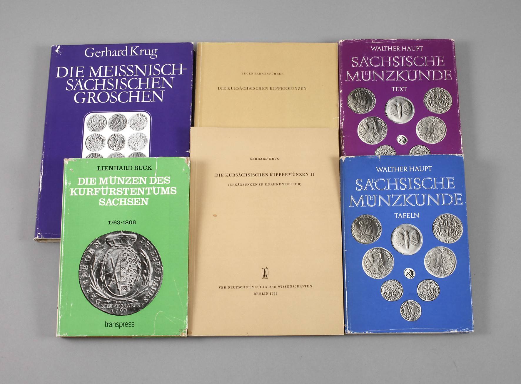 Fachliteratur sächsische Münzkunde