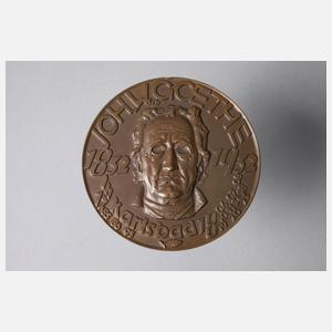 Medaille Karlsbad auf Goethe