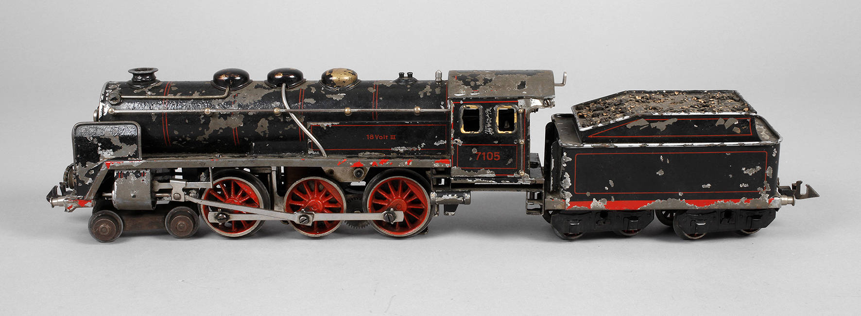 Dampflok mit Tender Bing