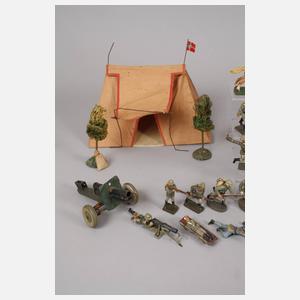 Konvolut Spielzeugsoldaten Elastolin/Lineol