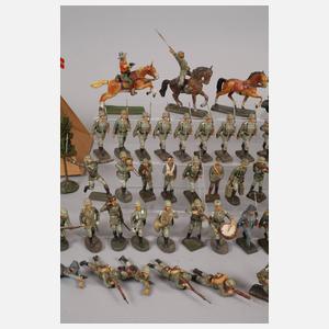 Konvolut Spielzeugsoldaten Elastolin/Lineol