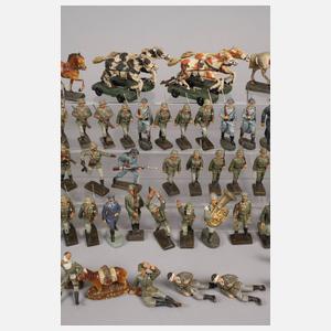 Konvolut Spielzeugsoldaten Elastolin/Lineol