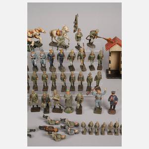 Konvolut Spielzeugsoldaten Elastolin/Lineol