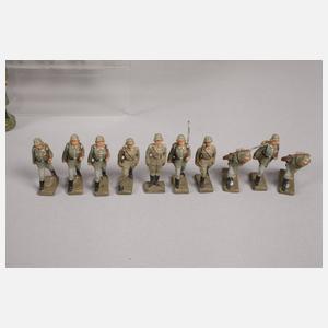 Konvolut Spielzeugsoldaten Elastolin/Lineol