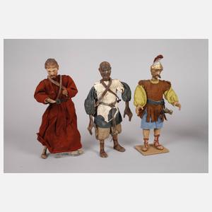 Sechs Krippenfiguren
