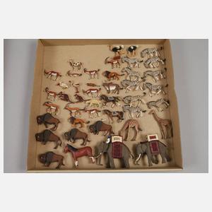 Großes Konvolut Holzfiguren