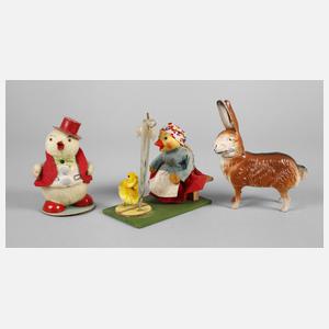 Drei Teile Osterschmuck