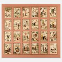 Satz Buchstabenkarten111