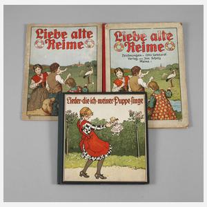 Konvolut Reime und Lieder