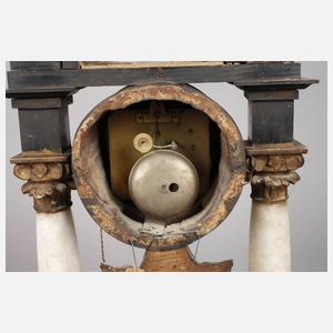 Säulenuhr mit Automat