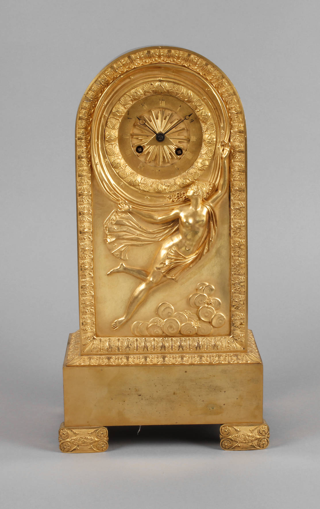 Klassizistische Bronzependule