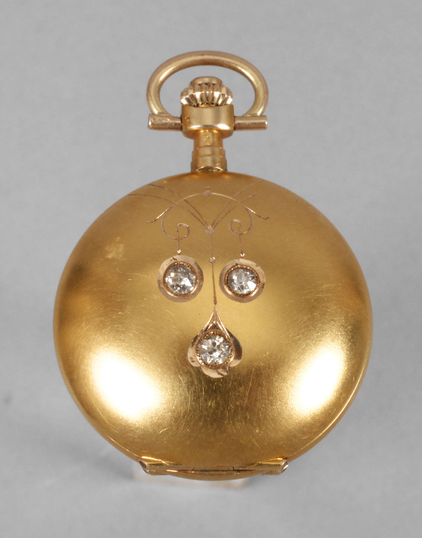 Damenhängeuhr mit Brillanten