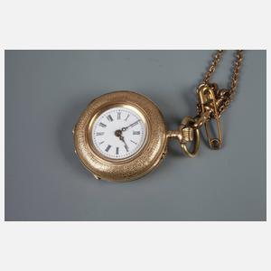 Damentaschenuhr Gold