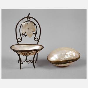 Uhrenständer Perlmutt