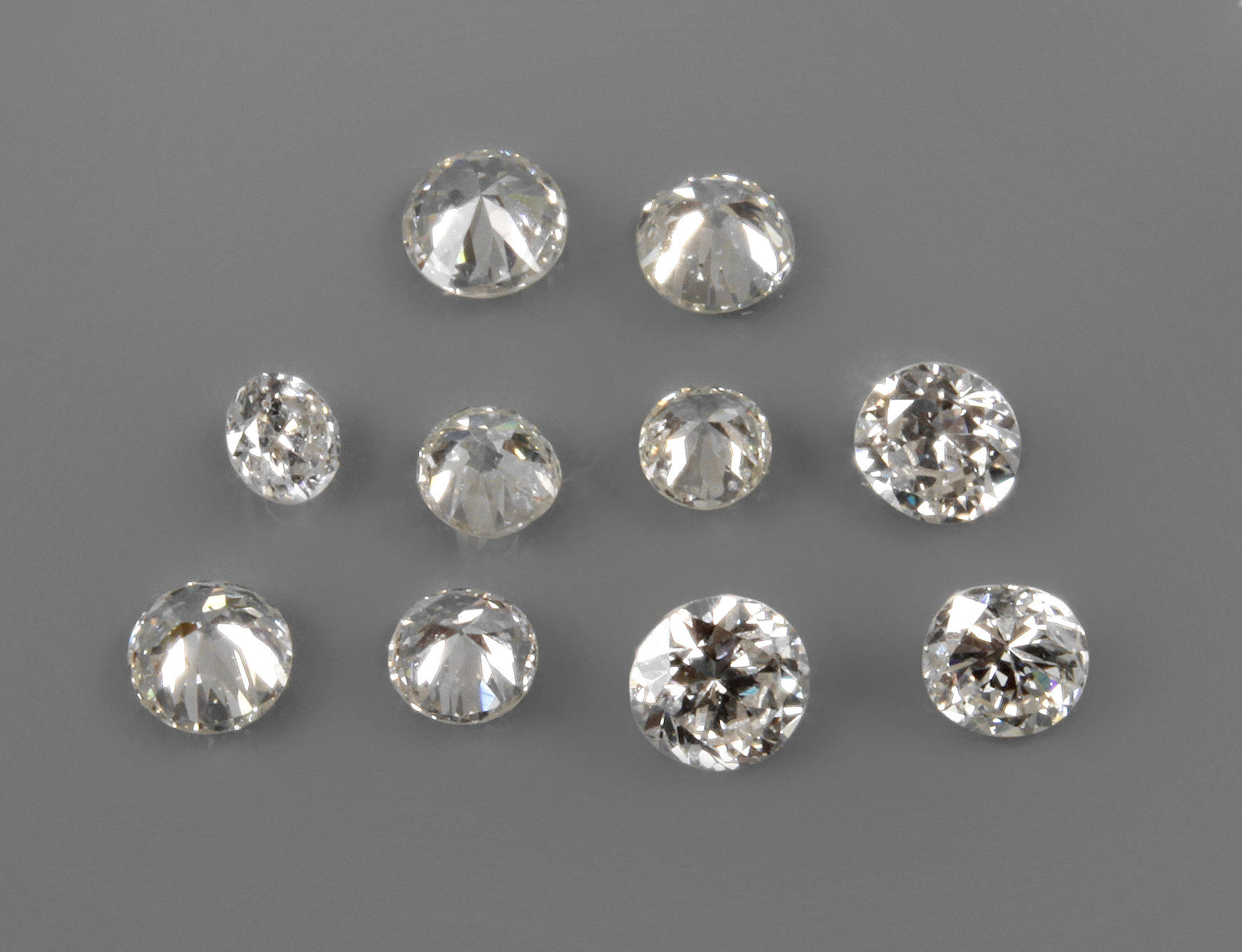 Konvolut Brillanten, ca. 1,56 ct