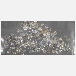 Konvolut Brillanten von ca. 3,5 ct
