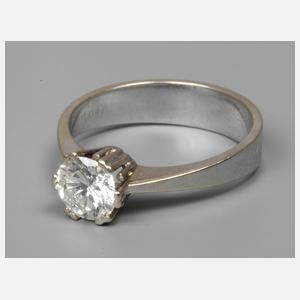 Damenring mit Moissanit