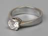 Damenring mit Moissanit