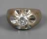 Herrenring mit Brillant ca. 1,05 ct