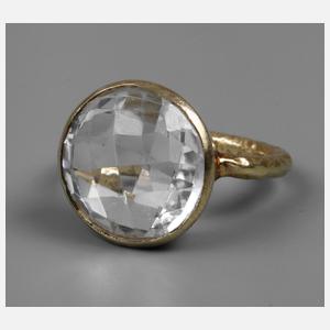 Damenring mit Bergkristall