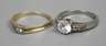 Paar Damenringe
