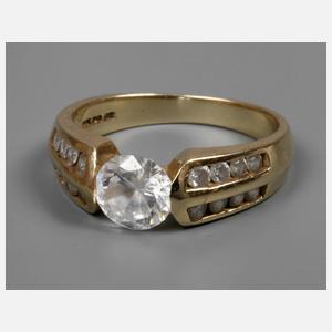 Damenring mit Zirkonia