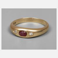 Damenring mit Rubin111