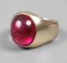 Herrenring mit Steinbesatz