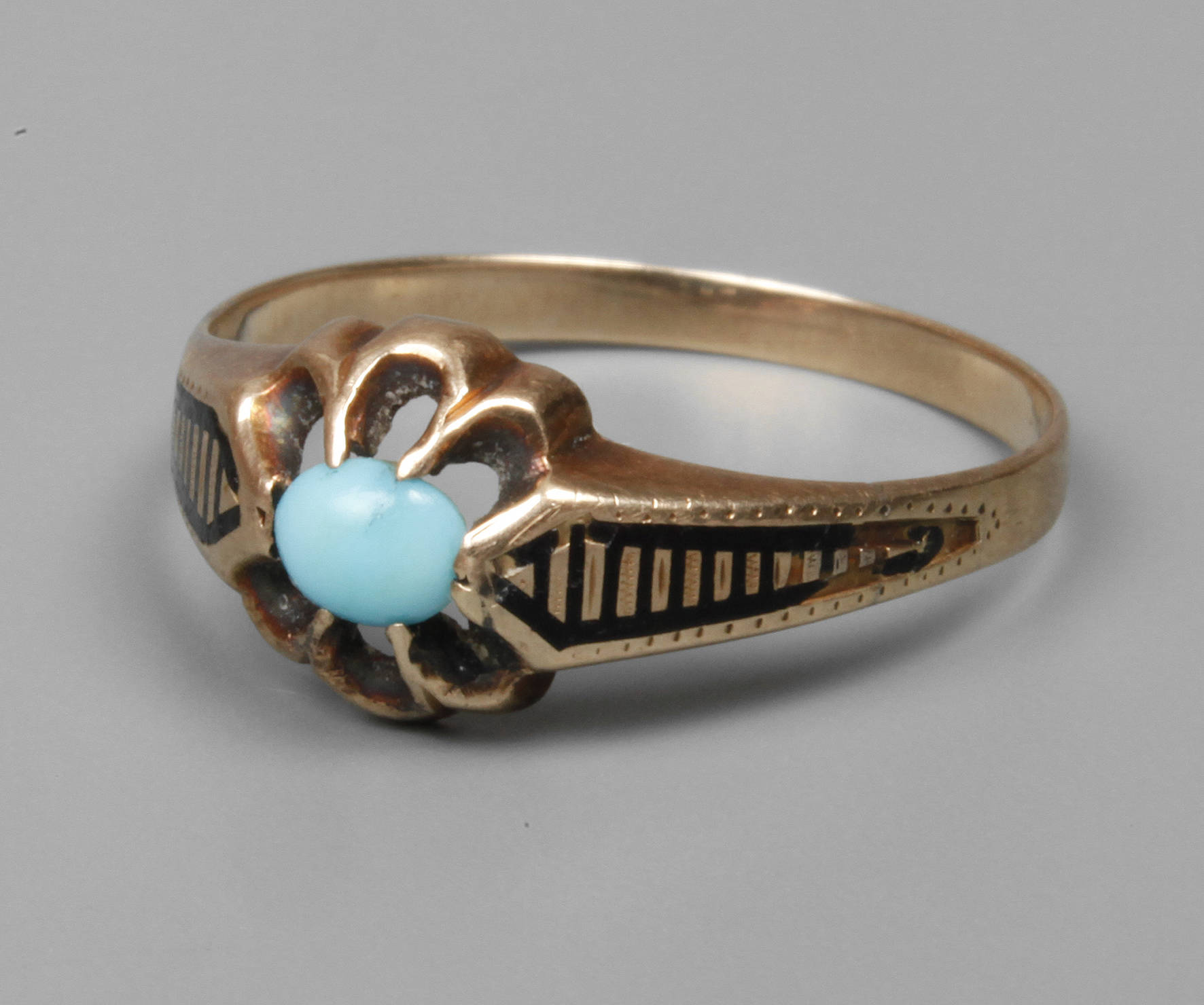 Damenring mit Türkis