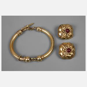 Schmuckset mit rotem Aventurin