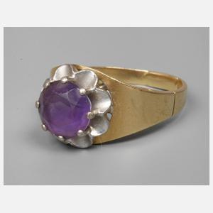 Damenring mit Amethyst