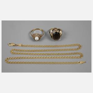 Konvolut Goldschmuck