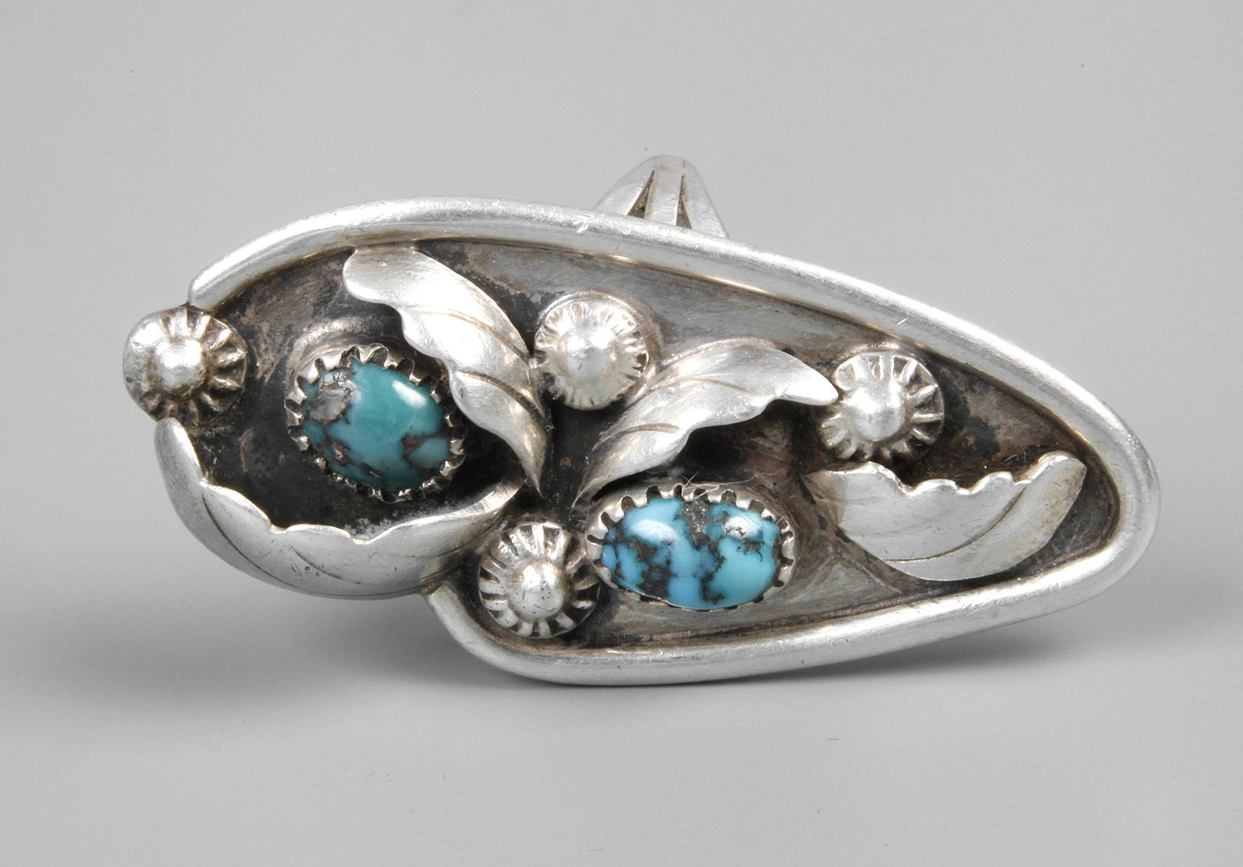 Damenring mit Türkisen