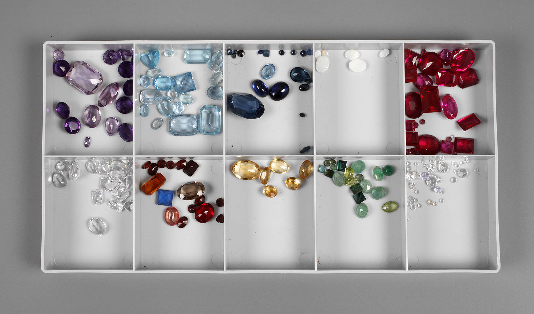 Großes Konvolut Schmucksteine