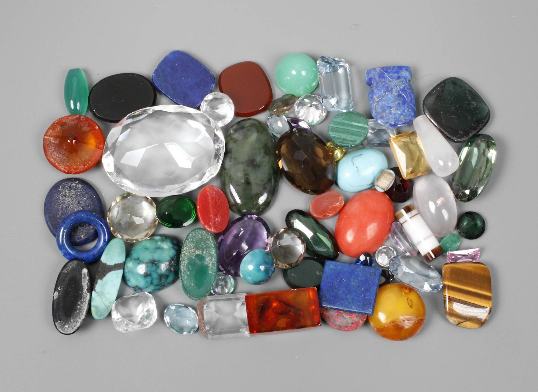 Sammlung Schmucksteine